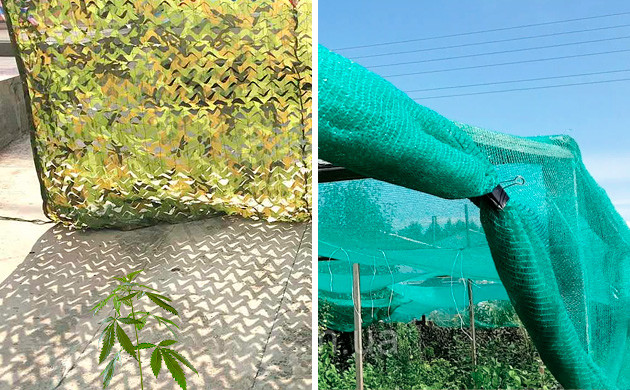 Создание тени Сетка для защиты от солнца