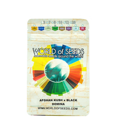 Семена сорта Afghan Kush X Black Domina fem (World of Seeds)