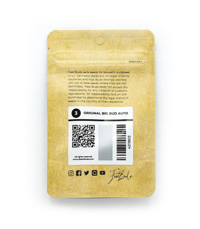 Семена сорта Original Big Bud Auto fem (FastBuds)