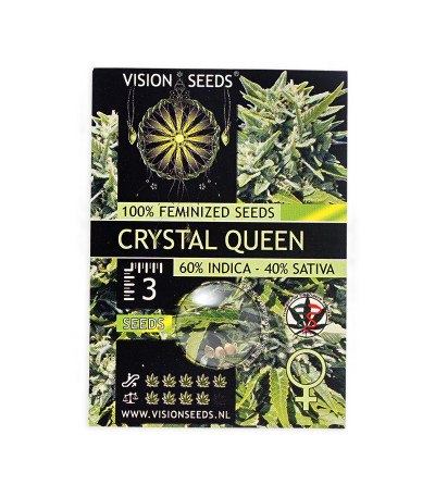 Семена сорта Crystal Queen fem (Vision Seeds)
