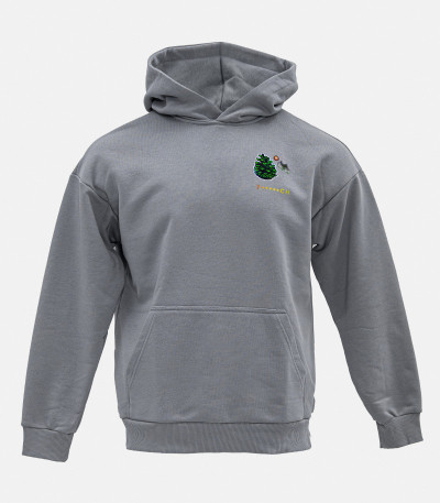 Худи 7CH, корень+шишка, оверсайз