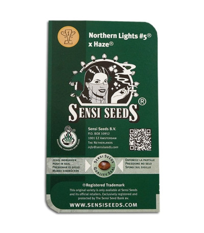 Семена сорта Northern Lights #5 X Haze reg (Sensi Seeds)