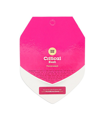 Семена сорта Critical Kush fem (Royal Queen Seeds)