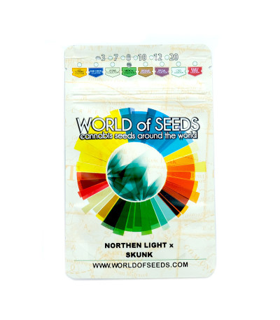 Семена сорта Northen Light X Skunk fem (World of Seeds)