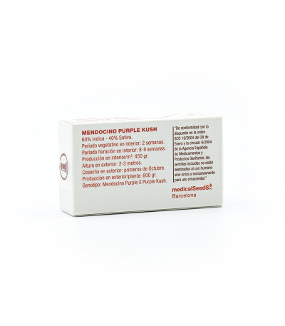Семена сорта Mendocino Purple Kush fem