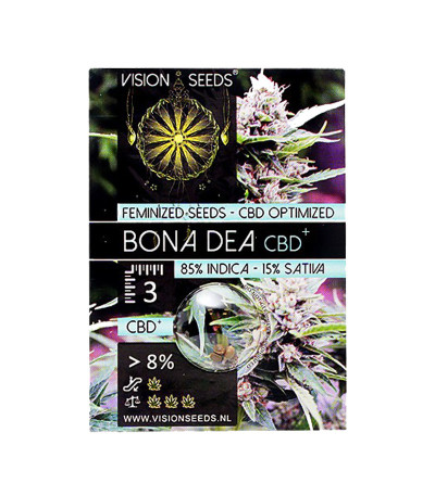 Семена сорта Bona Dea CBD+ fem (Vision Seeds)
