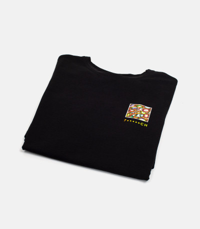 Футболка 7CH, корень+глаза, оверсайз