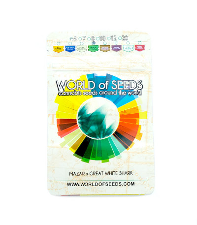 Семена сорта Mazar X Great White Shark fem (World of Seeds)